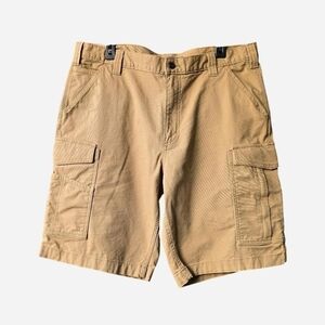 Carhartt Rugged Flex Relaxed Fit Canvas Cargo Short- Khaki/Tan